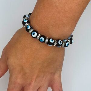 Eyeball Bead Bracelet Halloween Costume Jewelry Eye Bracelet Beaded Bracelet